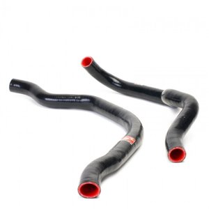 Honda S2000 Radiator Hose Kit - Upper + Lower - Skunk2 Racing - Silicone, 2-Piece, 1.25 in Diameter - Black/Red - `00-`09